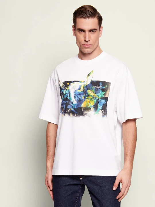 Zdjęcie produktu OFF-WHITE T-shirt REVE CARAVAGGIO | Relaxed fit Off White
