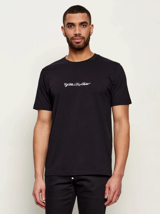 Zdjęcie produktu OFF-WHITE T-shirt SCRIPT ARROW | Slim Fit Off White czarny