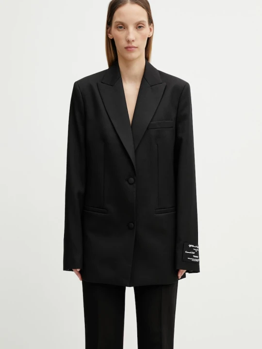 Zdjęcie produktu Off-White Tomboy Label marynarka jednorzędowa wełniana damska Off White
