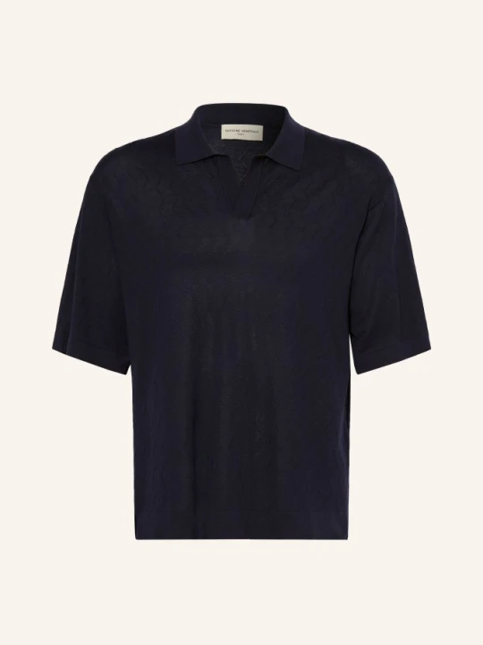 Zdjęcie produktu Officine Générale Dzianinowa Koszulka Polo blau GRANATOWY