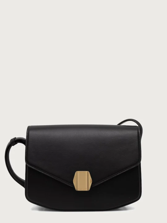 Zdjęcie produktu Officine Generale torebka crossbody damska skórzana LE JUNEBAG Officine Générale czarny