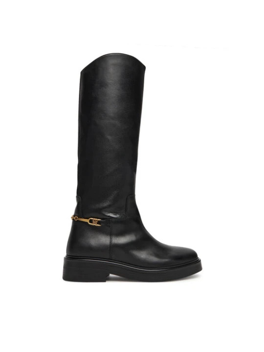 Zdjęcie produktu Oficerki Tommy Hilfiger Horsebit Riding FW0FW08863 Czarny