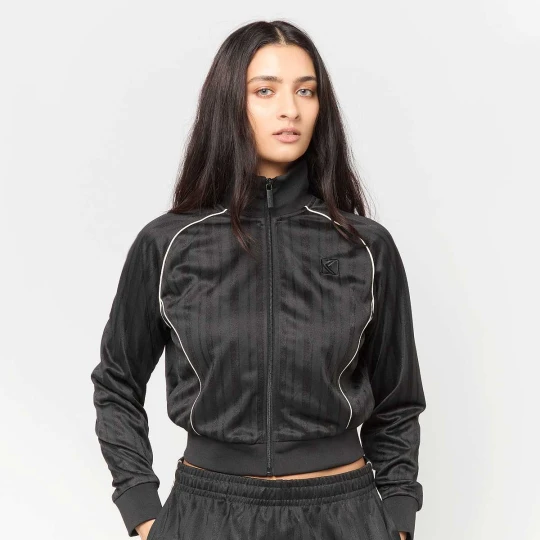Zdjęcie produktu OG Shadow Stripe Cropped Trackjacket Karl Kani czarny