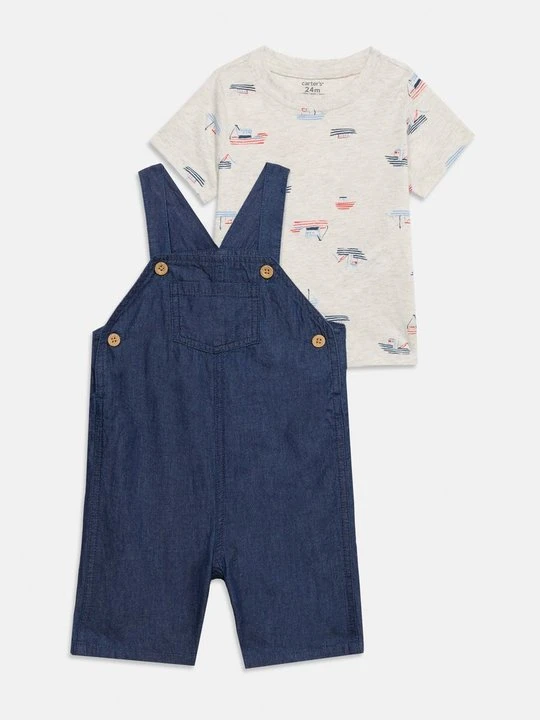 Zdjęcie produktu Ogrodniczki Carter's niebieski denim