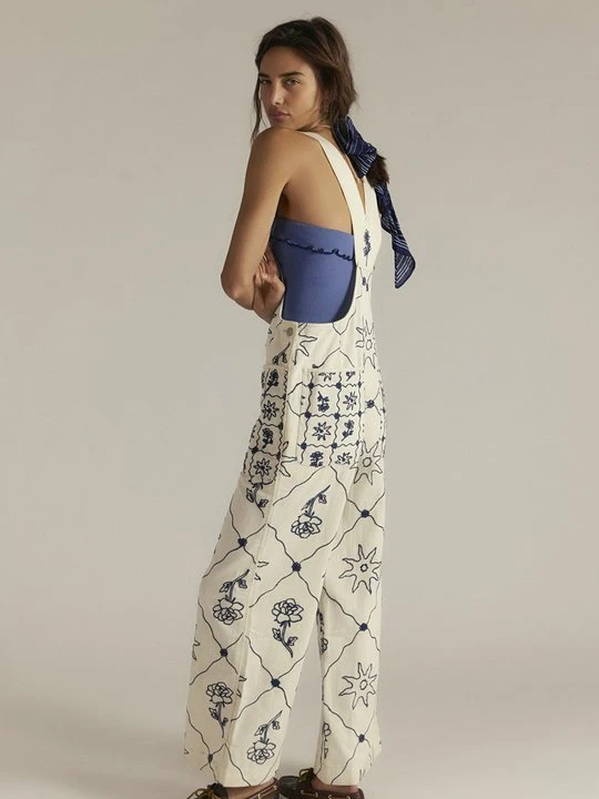 Zdjęcie produktu Ogrodniczki Free People mleczny