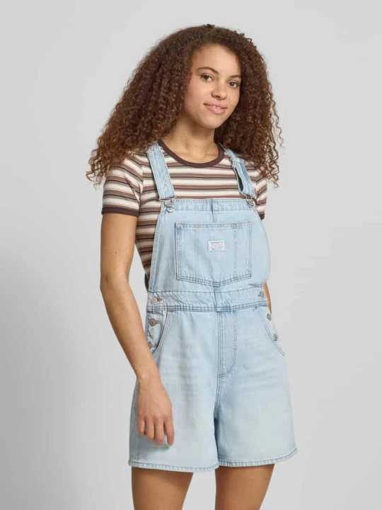 Zdjęcie produktu Ogrodniczki o kroju relaxed fit z czystej bawełny Levi's Jasnoniebieski