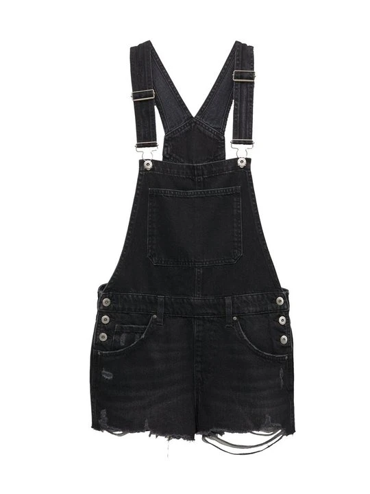 Zdjęcie produktu Ogrodniczki PULL&BEAR czarny