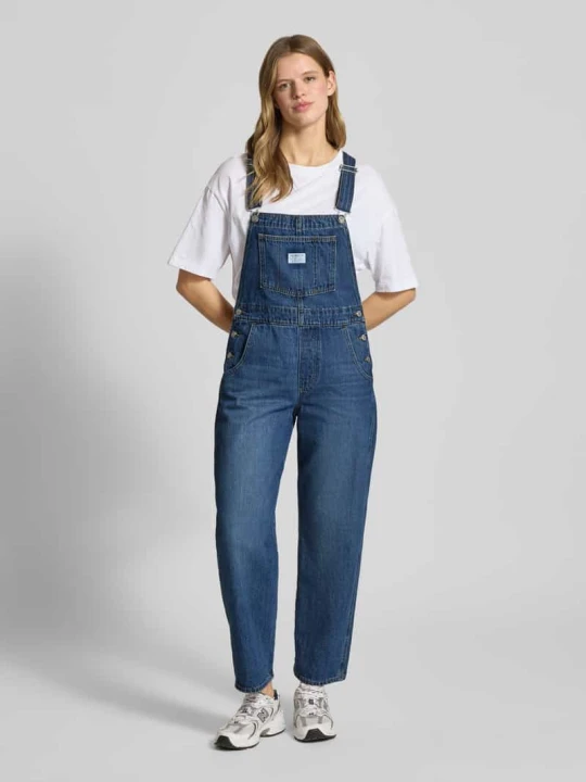 Zdjęcie produktu Ogrodniczki w stylu denimu Levi's Jeansowy niebieski