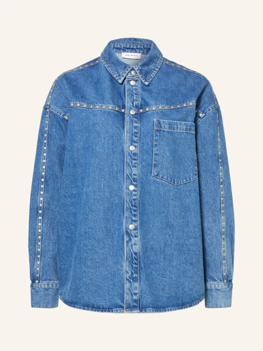 Zdjęcie produktu Oh April Bluzka Jeansowa Vivian Z Nitami blau NIEBIESKI