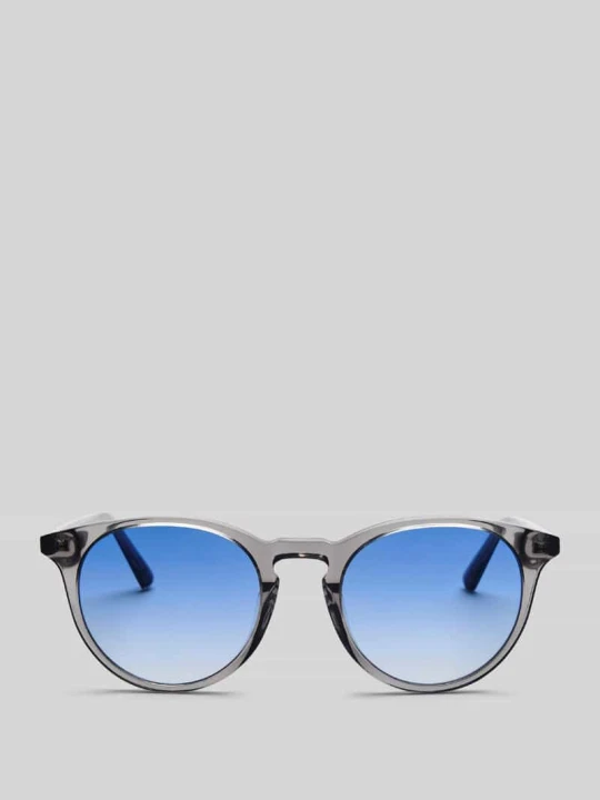 Zdjęcie produktu Okrągłe okulary przeciwsłoneczne model 'NEW DEPP' MessyWeekend Jasnoszary