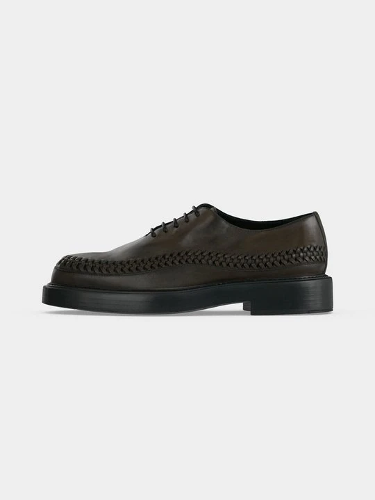 Zdjęcie produktu Oksfordki Emporio Armani antracytowy