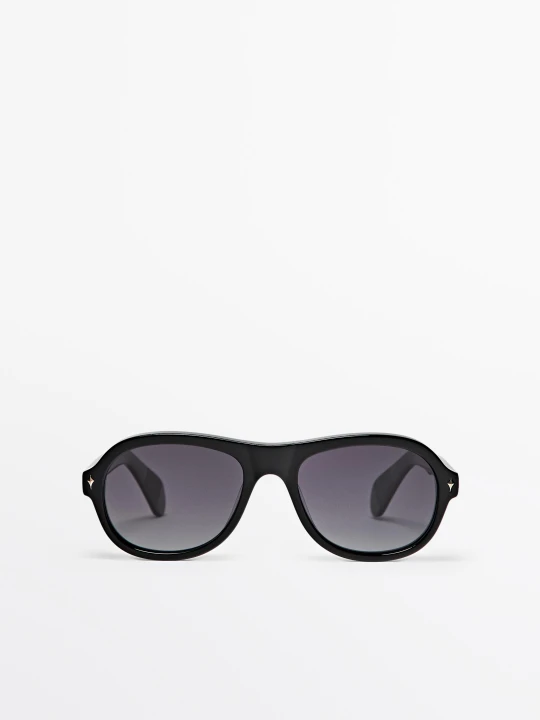 Zdjęcie produktu Okulary Aviator - Czarny - Massimo Dutti - Male