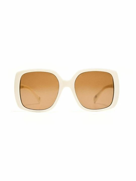 Zdjęcie produktu Okulary przeciwsłoneczne Bershka beżowy