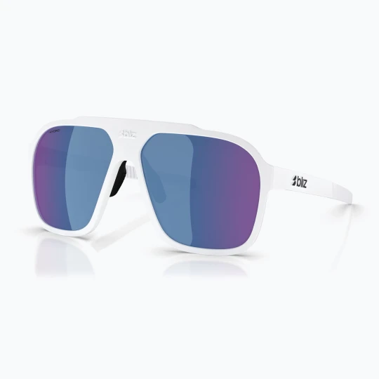 Zdjęcie produktu Okulary przeciwsłoneczne Bliz A002 matte white / grey blue multi