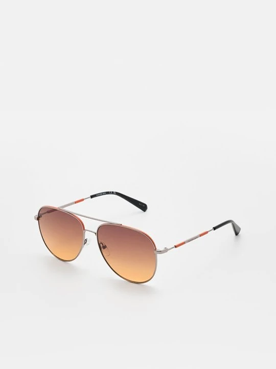 Zdjęcie produktu Okulary przeciwsłoneczne Calvin Klein Jeans pomarańczowy