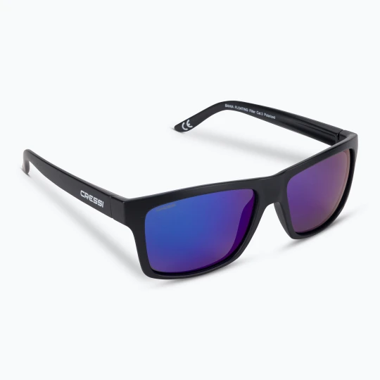 Zdjęcie produktu Okulary przeciwsłoneczne Cressi Bahia Floating black / blue mirrored