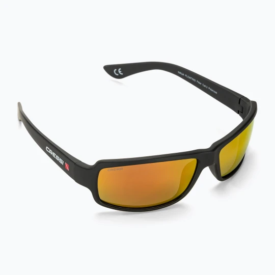 Zdjęcie produktu Okulary przeciwsłoneczne Cressi Ninja Floating black / orange mirrored