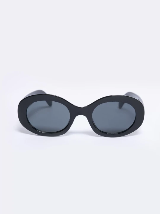 Zdjęcie produktu okulary przeciwsłoneczne damskie czarne kuni 906 Big Star