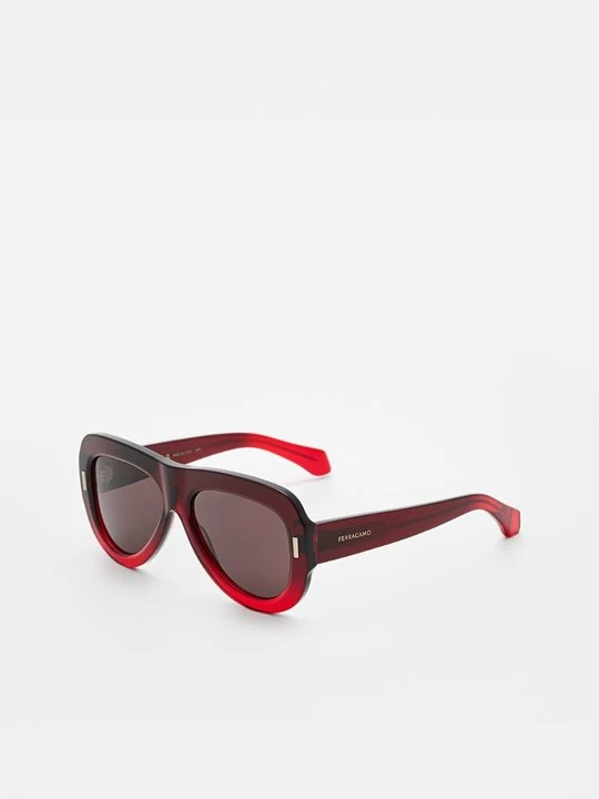 Zdjęcie produktu Okulary przeciwsłoneczne FERRAGAMO ciemnoczerwony