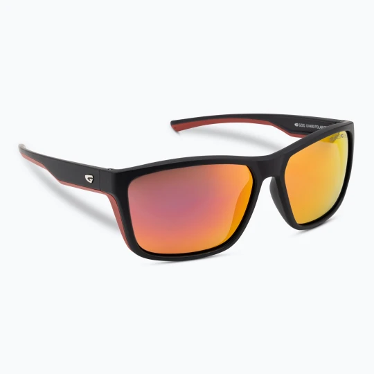 Zdjęcie produktu Okulary przeciwsłoneczne GOG Levante matt black / red / polychromatic red
