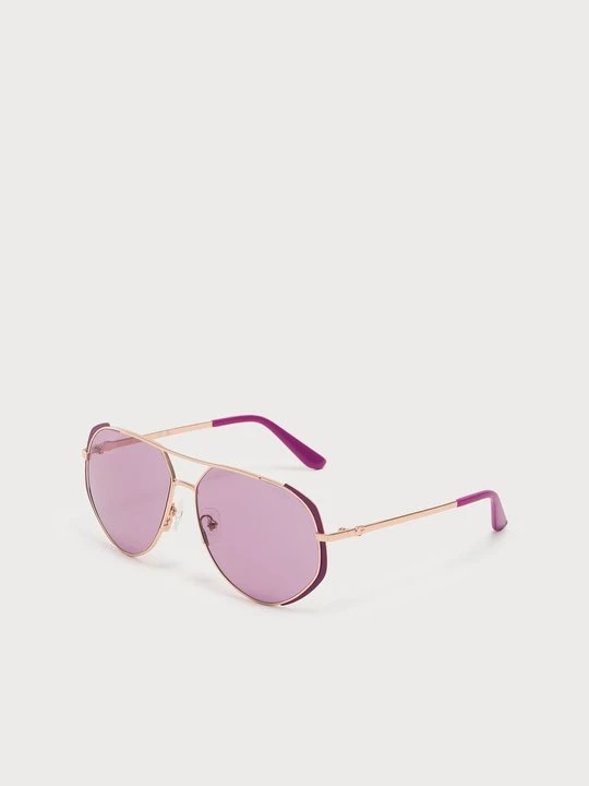 Zdjęcie produktu Okulary przeciwsłoneczne Guess fioletowy