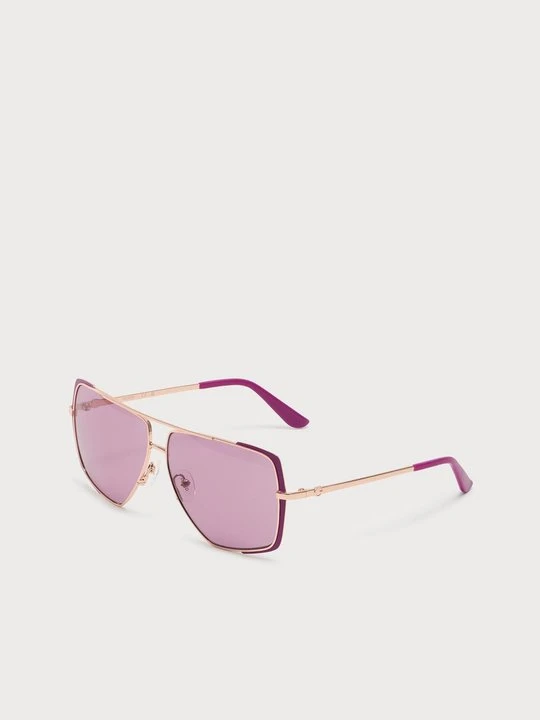 Zdjęcie produktu Okulary przeciwsłoneczne Guess fioletowy