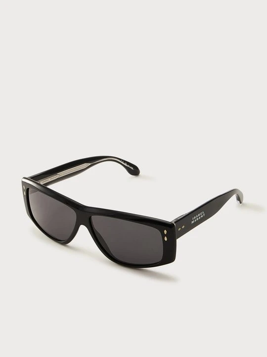 Zdjęcie produktu Okulary przeciwsłoneczne Isabel Marant metaliczna czerń