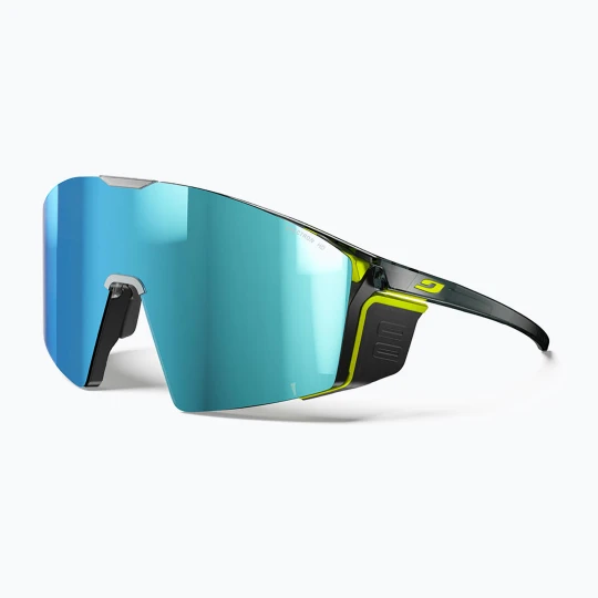 Zdjęcie produktu Okulary przeciwsłoneczne Julbo Edge Cover Polarized HD matt fluorescent yellow / shiny trans black
