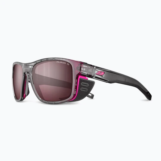 Zdjęcie produktu Okulary przeciwsłoneczne Julbo Shield M Polarized HD shint translu gray / fluo pink