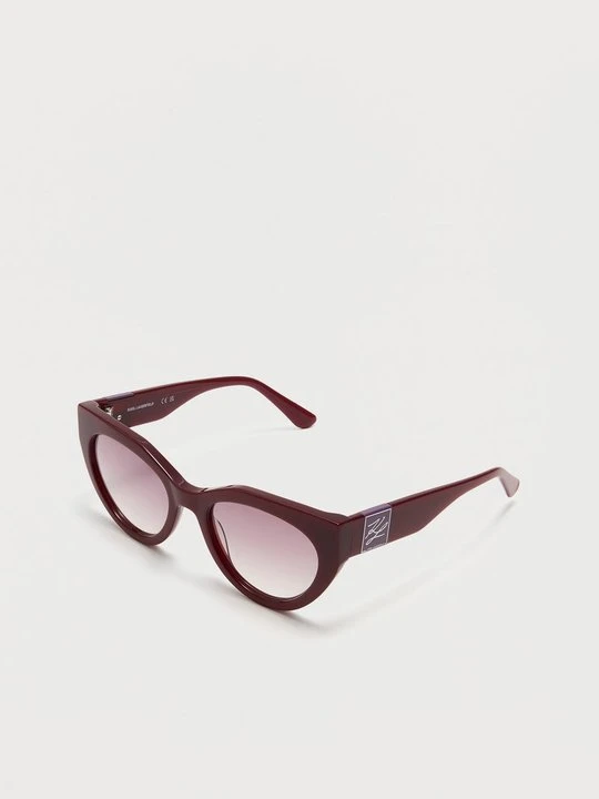 Zdjęcie produktu Okulary przeciwsłoneczne KARL LAGERFELD bordowy