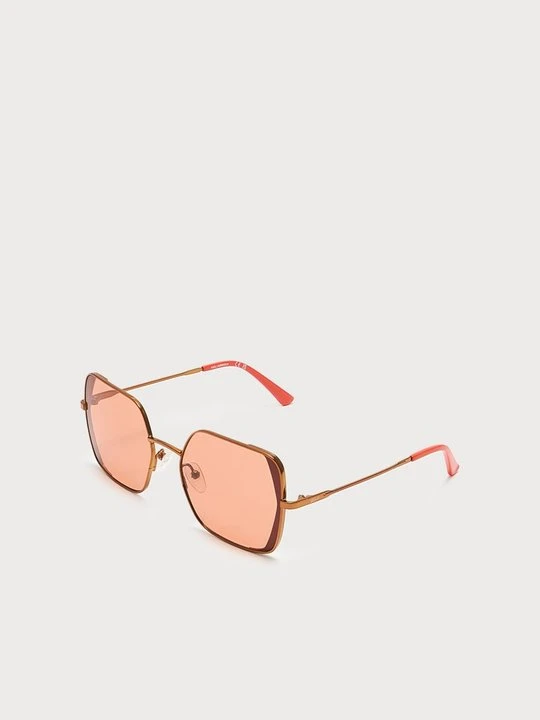 Zdjęcie produktu Okulary przeciwsłoneczne KARL LAGERFELD pomarańczowy