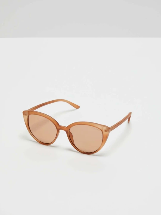 Zdjęcie produktu Okulary brązowe przeciwsłoneczne kocie Moodo