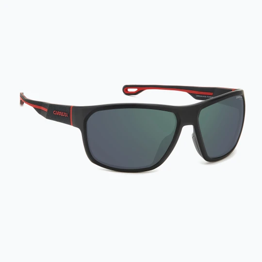 Zdjęcie produktu Okulary przeciwsłoneczne męskie Carrera 4018 / S matte black red / green grey hight contrast anti reflex