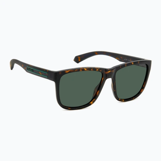 Zdjęcie produktu Okulary przeciwsłoneczne męskie Polaroid PLD 2155 / S matte brown havana / green polarized