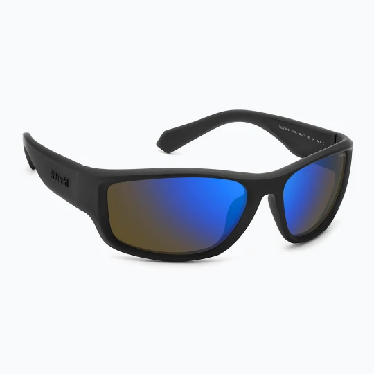 Zdjęcie produktu Okulary przeciwsłoneczne męskie Polaroid PLD 2166 / S matte black blue / blue mirror polarized