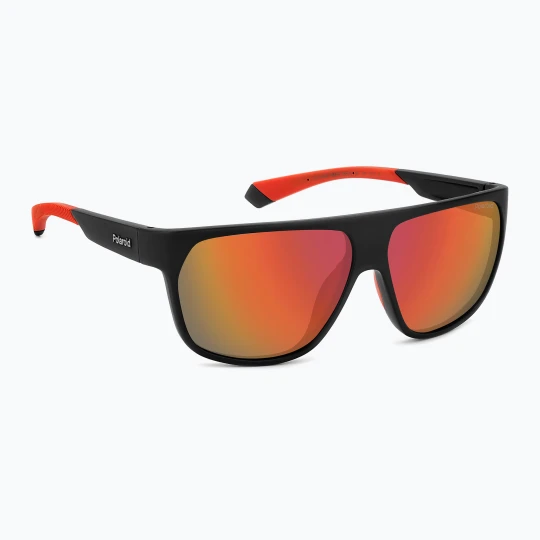 Zdjęcie produktu Okulary przeciwsłoneczne męskie Polaroid PLD 7053 / S matte black red / red multilayer polarized