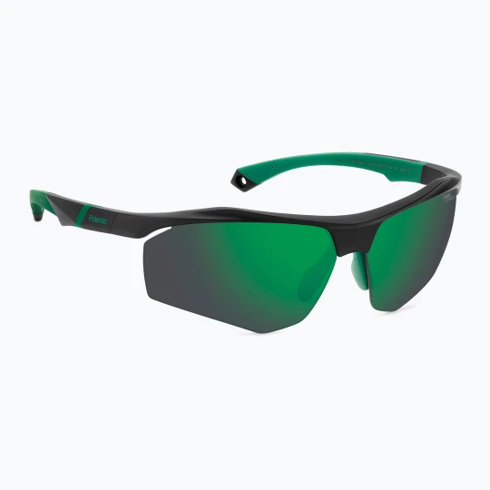 Zdjęcie produktu Okulary przeciwsłoneczne męskie Polaroid PLD 7055 / S matte black green / green mirror polarized hc