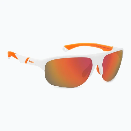 Zdjęcie produktu Okulary przeciwsłoneczne męskie Polaroid PLD 7059 / S matte white / red multilayer polarized hc