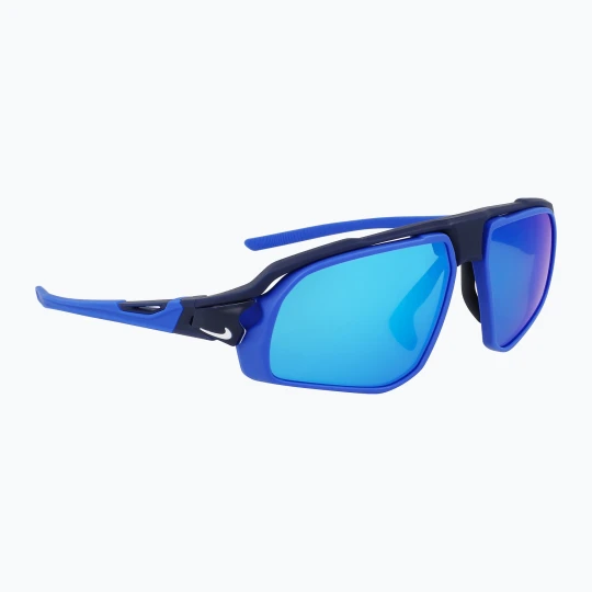Zdjęcie produktu Okulary przeciwsłoneczne Nike Flyfree M matte navy / volt / blue mirror