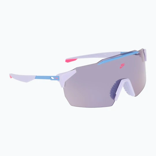 Zdjęcie produktu Okulary przeciwsłoneczne Nike Limitless Shield amethyst tint/blue flash Biały