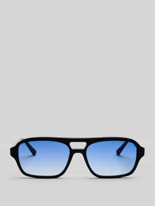 Zdjęcie produktu Okulary przeciwsłoneczne pilotki model 'BURT' MessyWeekend czarny