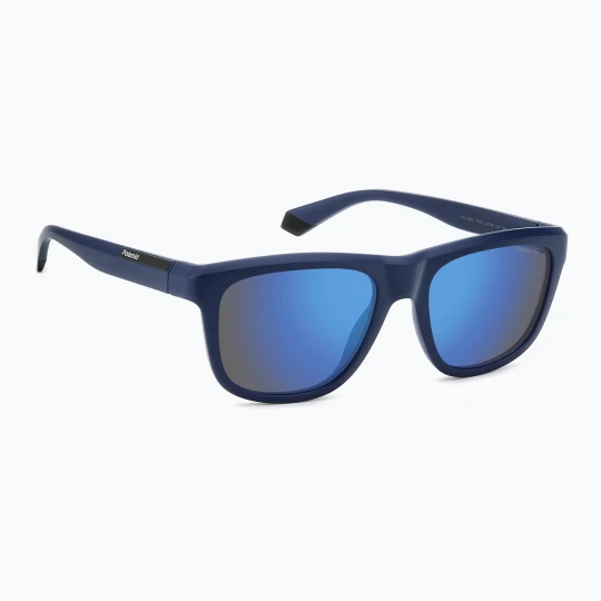 Zdjęcie produktu Okulary przeciwsłoneczne Polaroid PLD 2163 / S matte blue / blue mirror polarized Granatowy