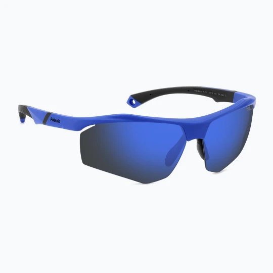 Zdjęcie produktu Okulary przeciwsłoneczne Polaroid PLD 7055 / S matte blue / blue mirror polarized high contrast