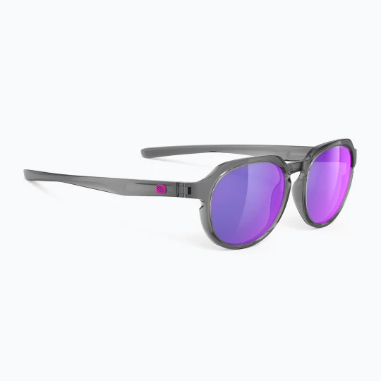 Zdjęcie produktu Okulary przeciwsłoneczne Rudy Project Glamshady crystal ash / multilaser violet Szary