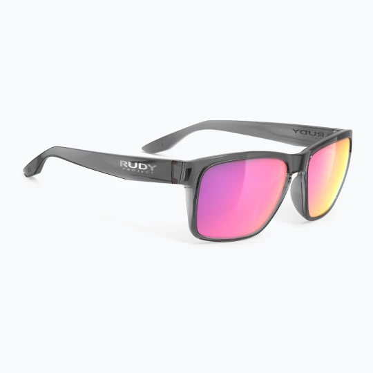 Zdjęcie produktu Okulary przeciwsłoneczne Rudy Project Spinhawk Edge crystal ash gloss / multilaser sunset Szary
