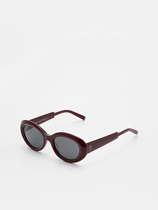 Zdjęcie produktu Okulary przeciwsłoneczne Tommy Hilfiger ciemnoczerwony