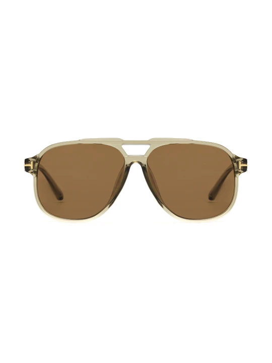 Zdjęcie produktu Okulary przeciwsłoneczne typu aviator TOP SECRET Beżowy