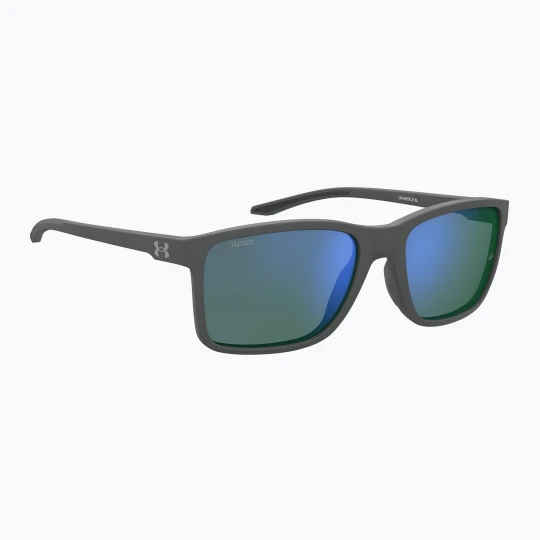 Zdjęcie produktu Okulary przeciwsłoneczne Under Armour Hustle XL S3 Matte grey/green multilayer oleophobic