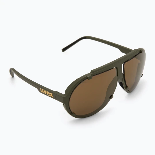 Zdjęcie produktu Okulary przeciwsłoneczne UVEX Esntl Pina moss green matt/mirror gold