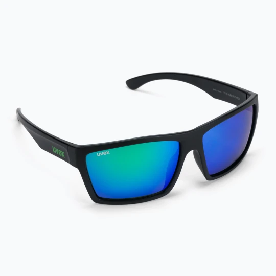 Zdjęcie produktu Okulary przeciwsłoneczne UVEX Lgl 29 black mat/mirror green